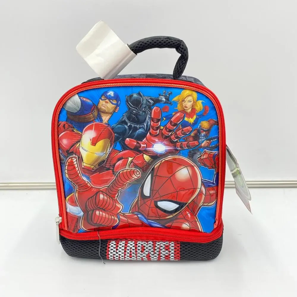 Marvel Bioworld Spiderman Soft Sided Insulated Lunch Box Bag NEW
